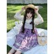 Twilight Crush Grape Pastoral Song Skirt Salopette JSKs(Reservation/3 Colours/Full Payment Without Shipping)